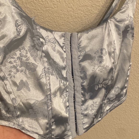 Pacsun blue corset top with details - Picture 2 of 6